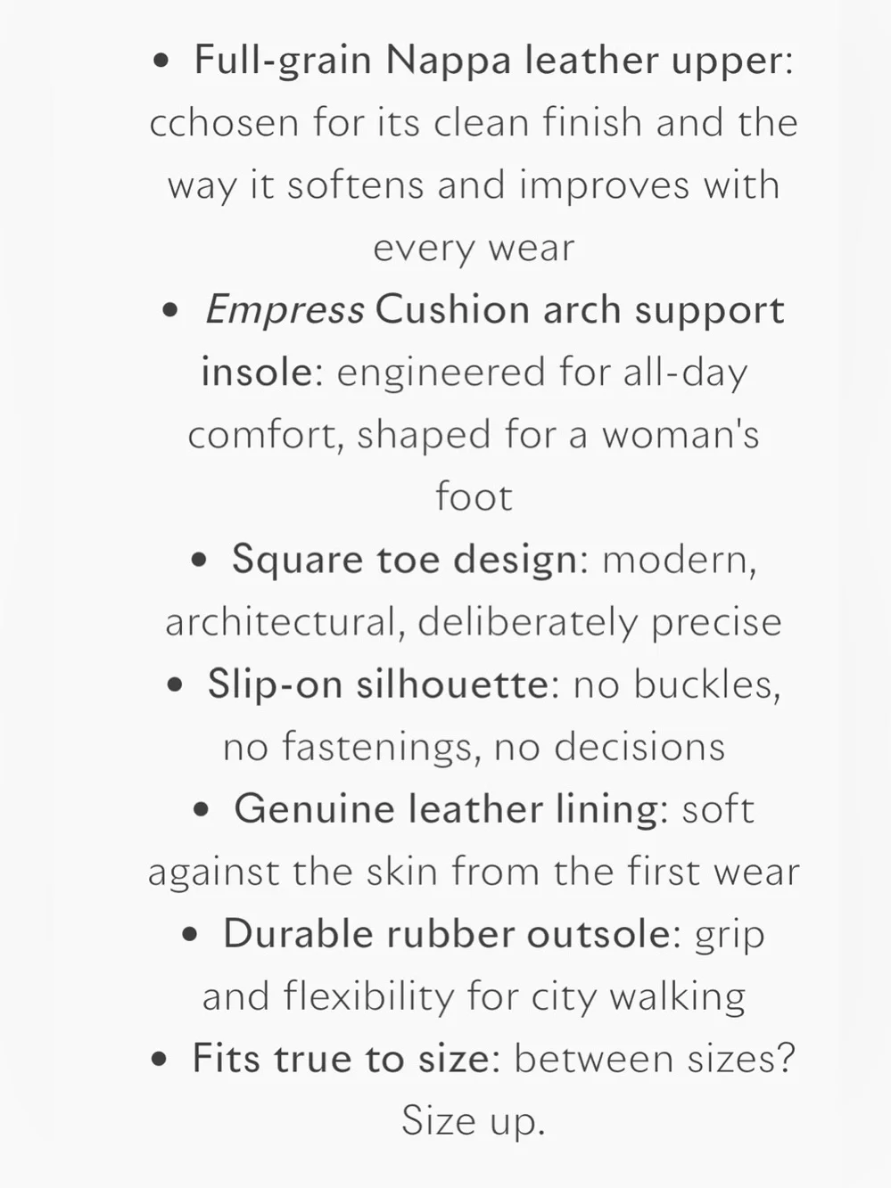 Empress ballet flats